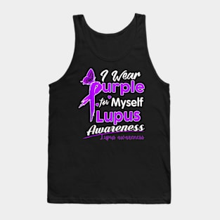 I wearpurple for myself lupus awareness Tank Top